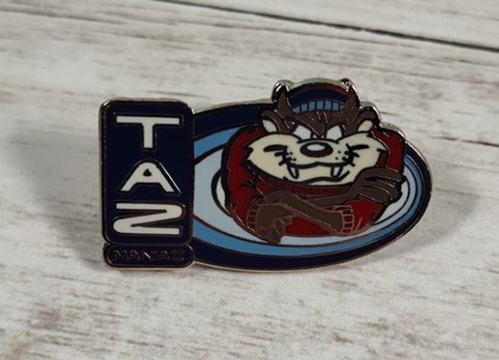 Taz Tazmanian Devil Pin Looney Tunes Warner Brothers Street Style Urban Sports